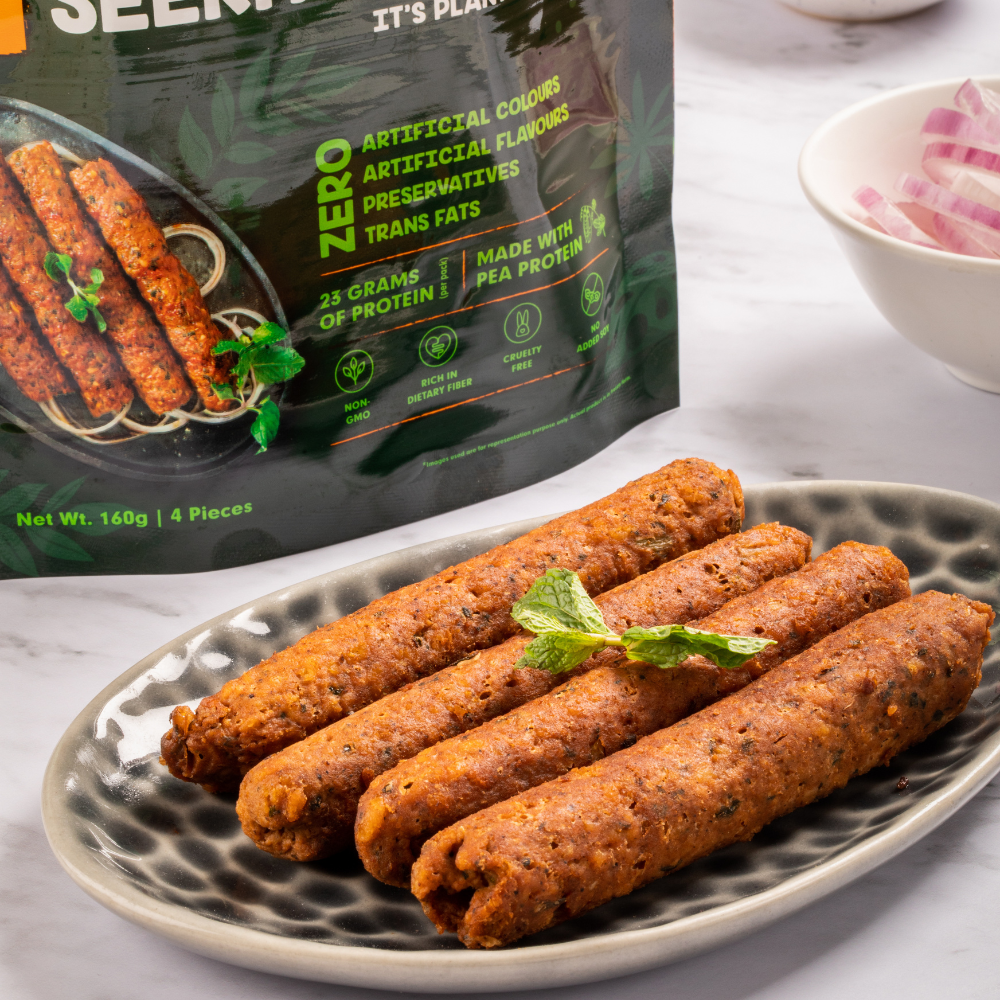 Plant Based Mutt'n Seekh Kebab