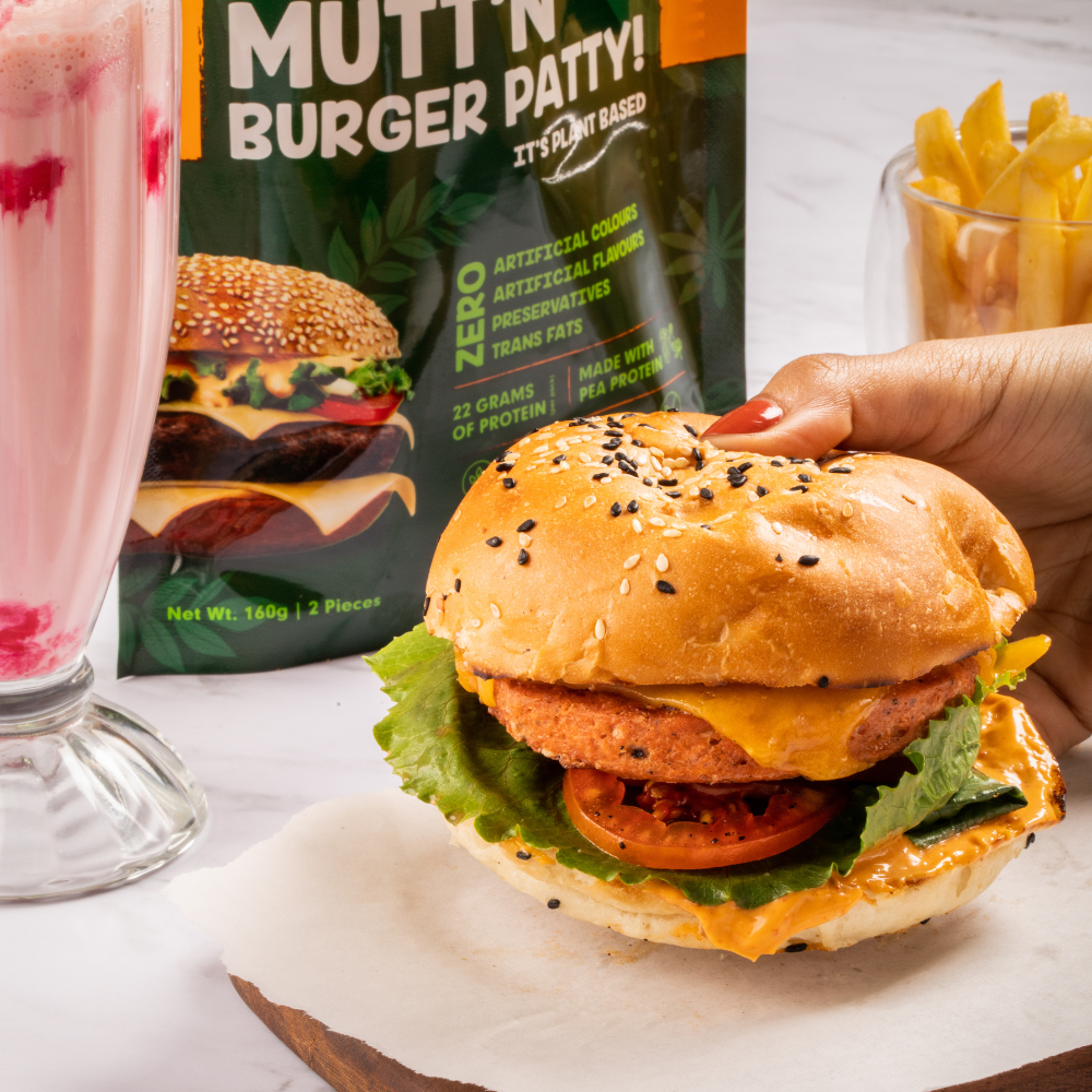 Plant Based Mutt'n Burger Patty