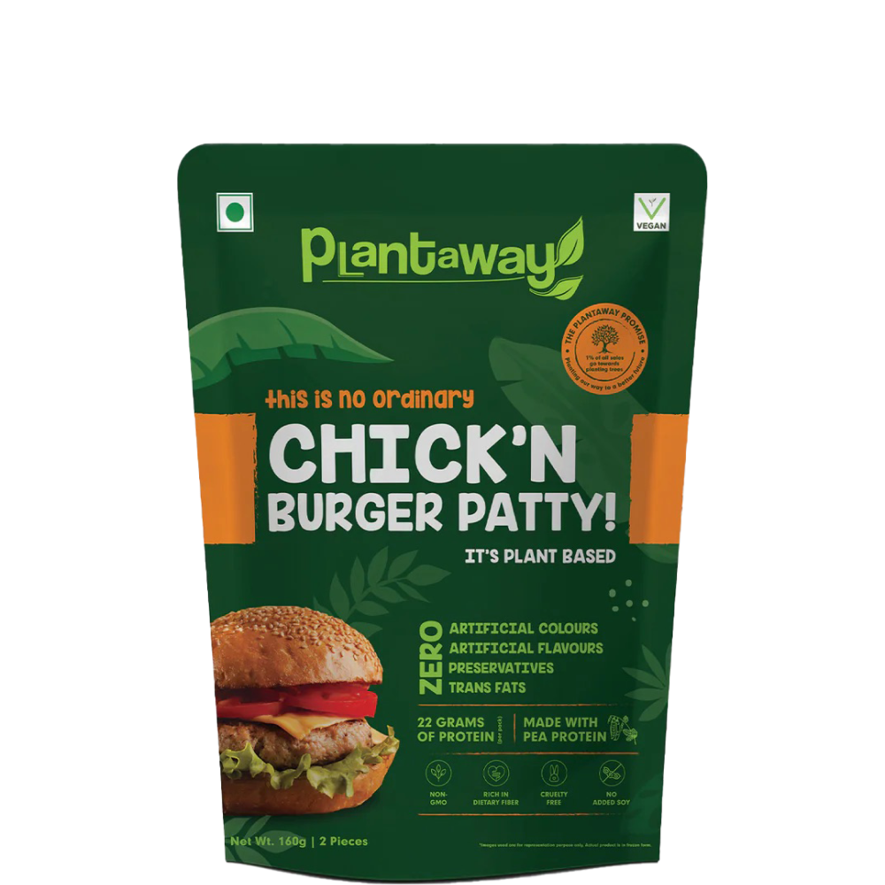 Test Plant Based Chick'n Burger Patty