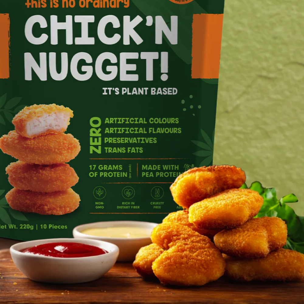 Test Plant Based Chick'n Nugget