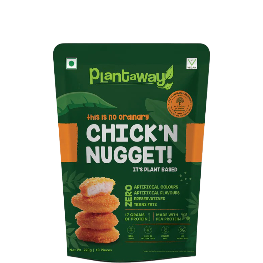 Test Plant Based Chick'n Nugget