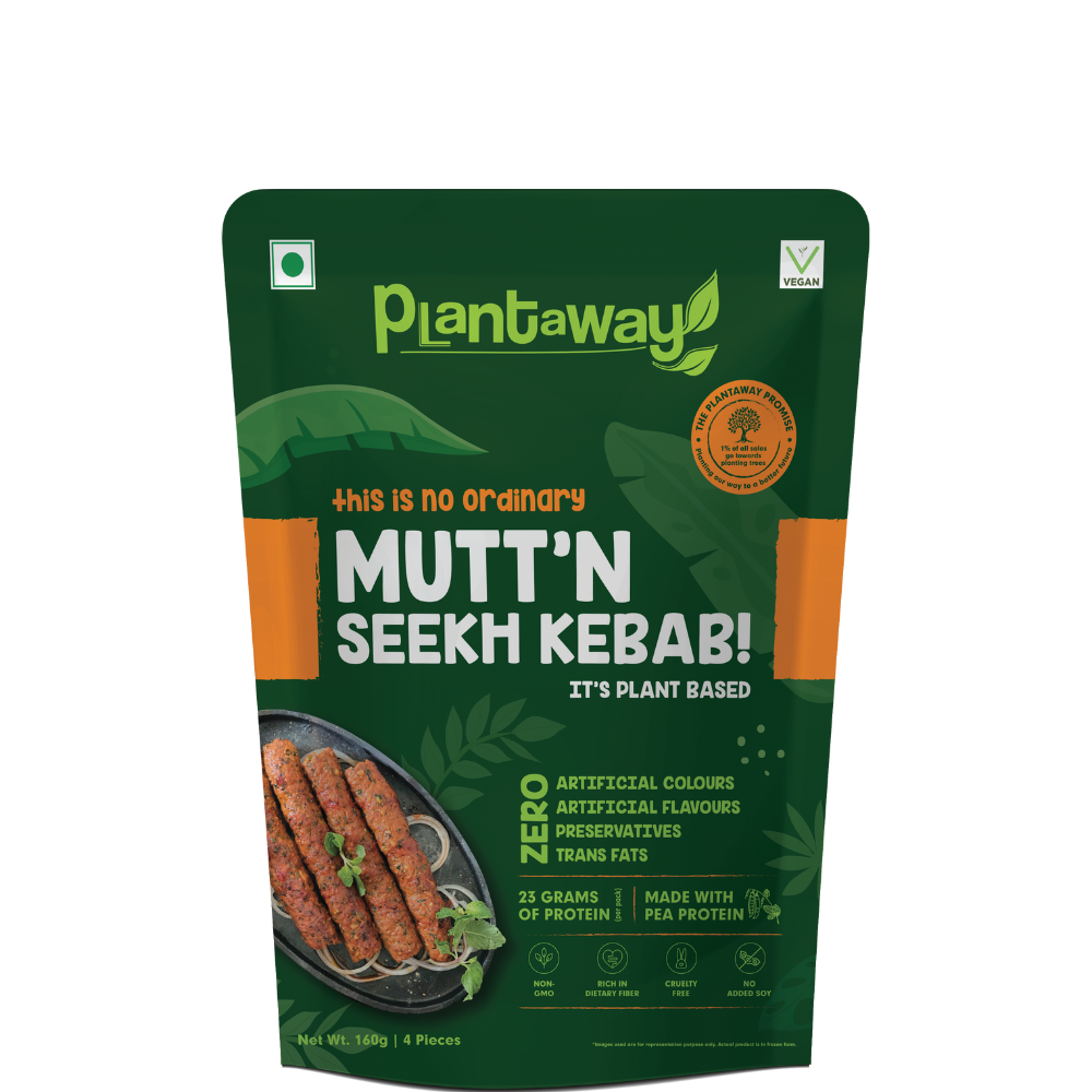 Plant Based Mutt'n Seekh Kebab