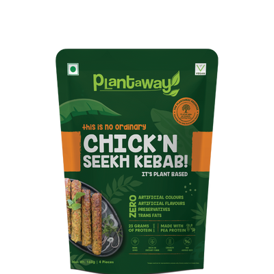 Plant Based Chick'n Seekh Kebab