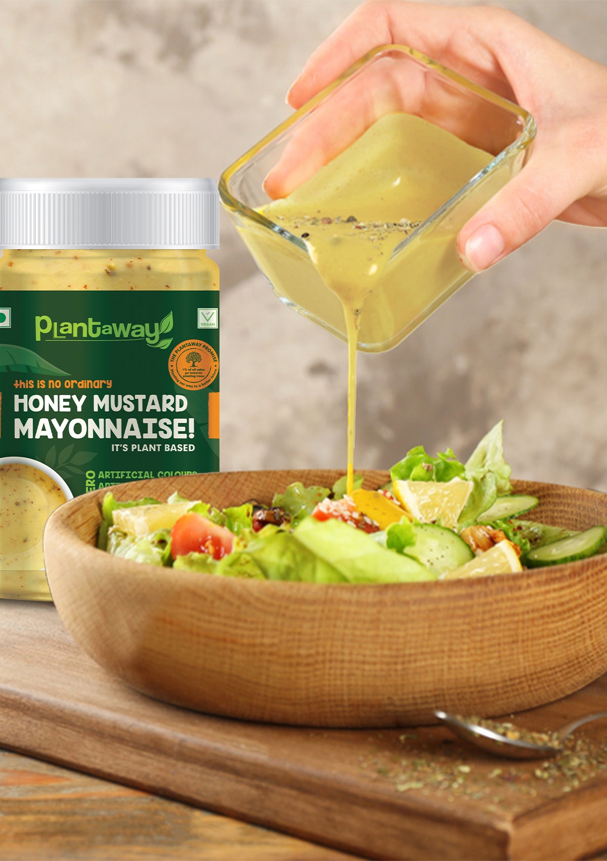 Test Plant Based Honey Mustard Mayonnaise