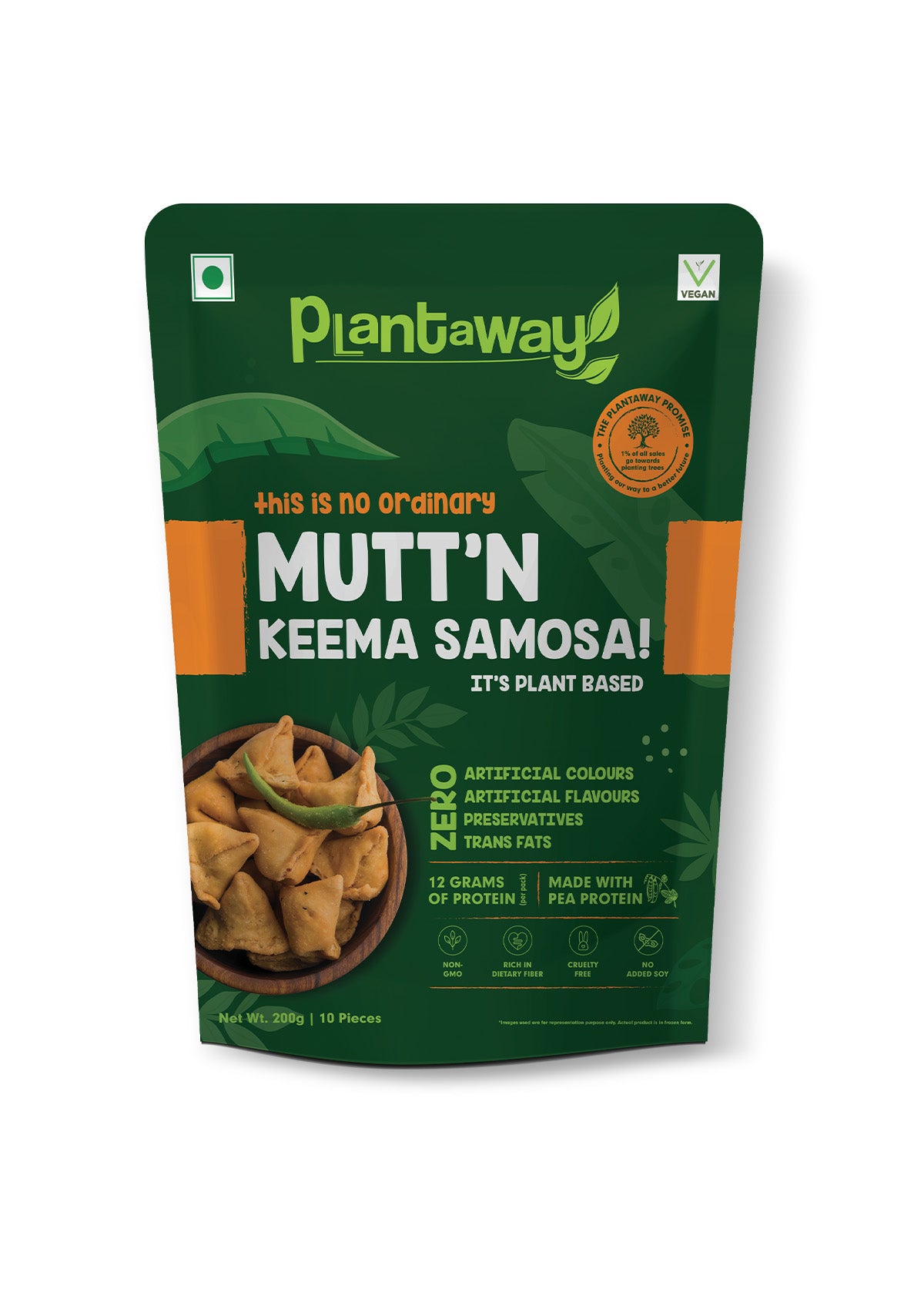 Plant Based Mutt'n Kheema Samosa