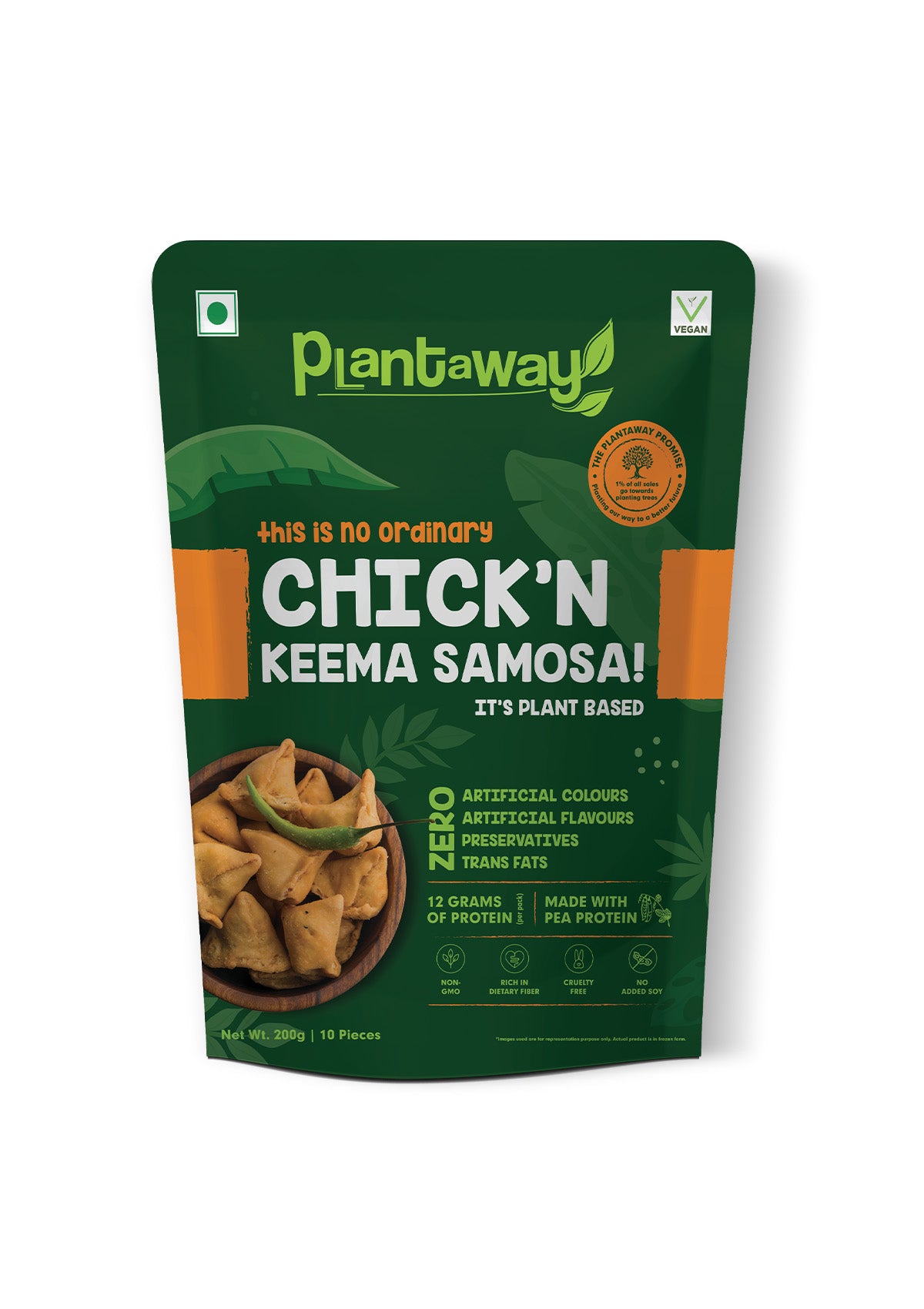 Plant Based Chick'n Keema Samosa