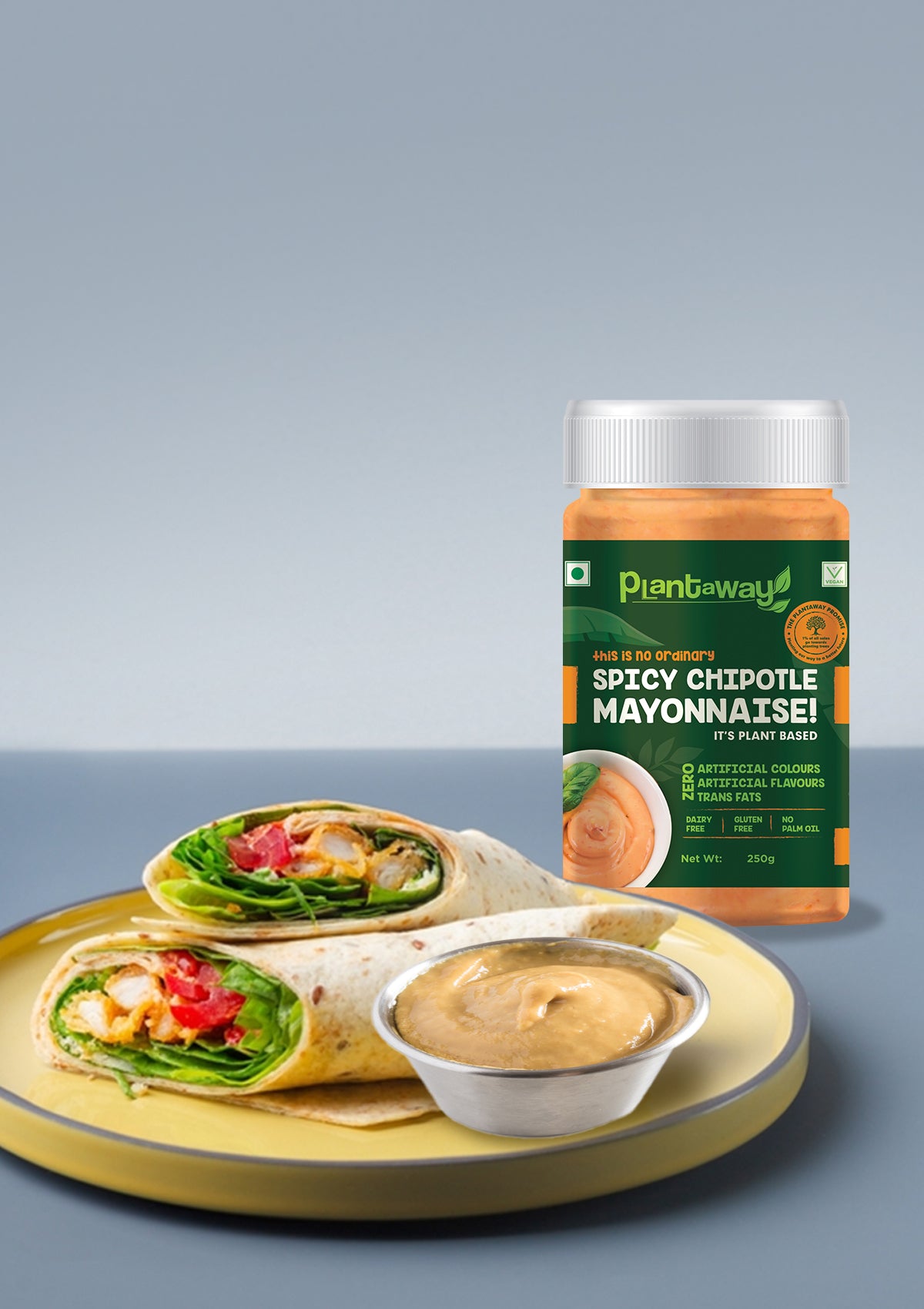 Test Plant Based Spicy Chipotle Mayonnaise